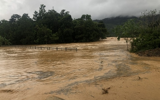 Quảng Nam: Nhiều địa phương bị cô lập do bão lũ