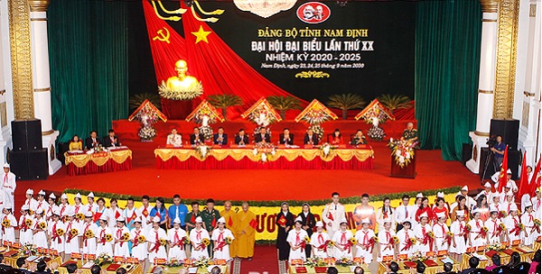 Khai mạc Đại hội đại biểu Đảng bộ tỉnh Nam Định lần thứ XX, nhiệm kỳ 2020-2025