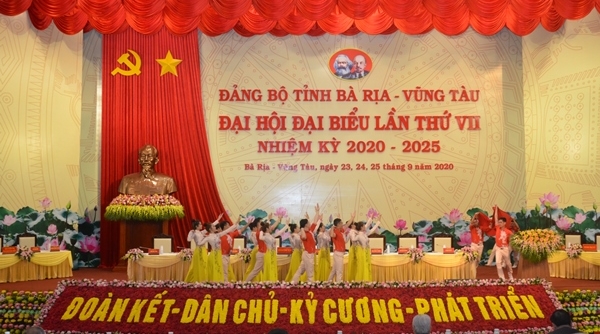 Khai mạc Đại hội đại biểu Đảng bộ tỉnh Bà Rịa - Vũng Tàu lần thứ VII, nhiệm kỳ 2020 - 2025