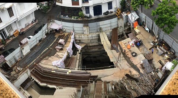 Thủ tướng yêu cầu kiểm tra, giải quyết vụ nhà phố làm 4 tầng hầm ở Hà Nội