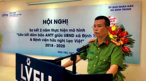 Bệnh viện hữu nghị Lạc Việt (Vĩnh Phúc): Sơ kết 2 năm thực hiện mô hình liên kết an ninh trật tự