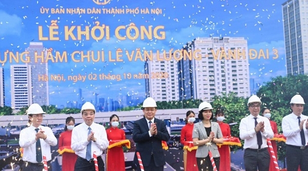 Hà Nội: Khởi công xây dựng hầm chui Lê Văn Lương - Vành đai 3