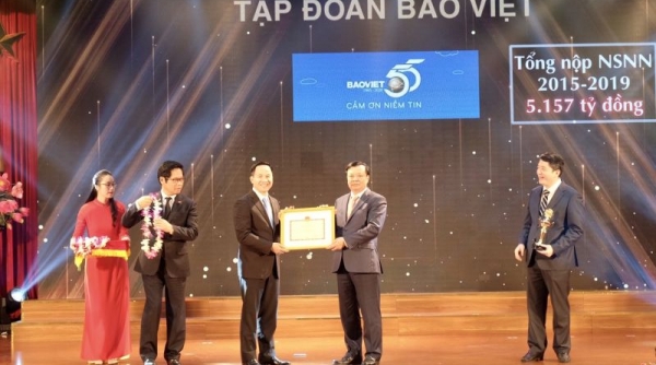 Tập đoàn Bảo Việt được bình chọn trong số 30 “người nộp thuế tiêu biểu”