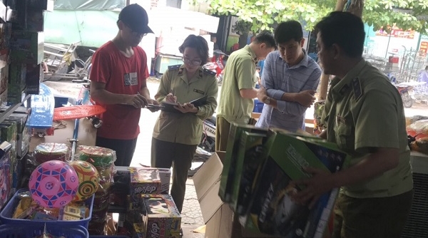 Cục QLTT Thái Bình: Tịch thu, buộc tiêu huỷ 186 sản phẩm đồ chơi trẻ em không có nguồn gốc xuất xứ của hàng hóa