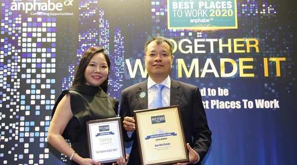 Bảo Việt - “Nơi làm việc tốt nhất Việt Nam” và “Thương hiệu nhà tuyển dụng hấp dẫn nhất Việt Nam” năm 2020