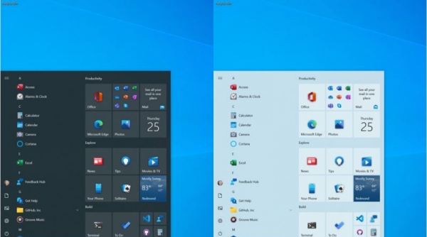 Menu Start được nâng cấp trong bản cập nhật Windows 10 với