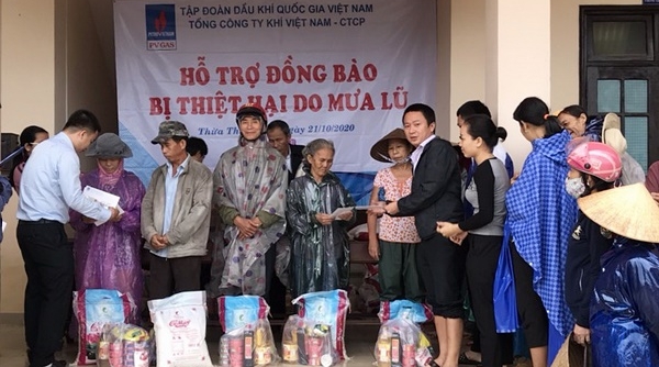 PV GAS ủng hộ đồng bào tại Thừa Thiên - Huế và Quảng Trị 600 triệu đồng