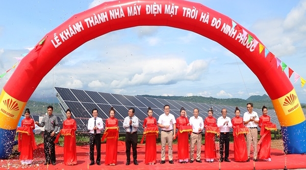 Ninh Thuận: Thêm một dự án điện mặt trời đi vào hoạt động