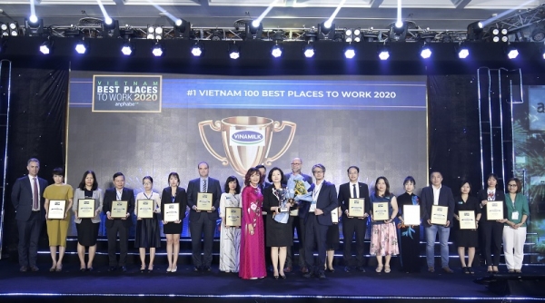 Vinamilk lần thứ 3 liên tiếp được bình chọn là "Nơi làm việc tốt nhất Việt Nam"