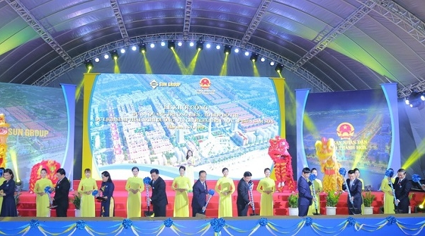 Chính thức khởi công Dự án "tỷ đô" Quảng trường biển - Tổ hợp đô thị du lịch sinh thái cao cấp Sầm Sơn