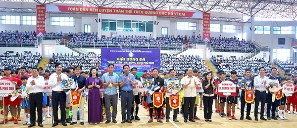Phú Thọ: Khai mạc Giải Bóng đá Thiếu niên - Nhi đồng tỉnh Cúp Truyền hình - VNPT năm 2020