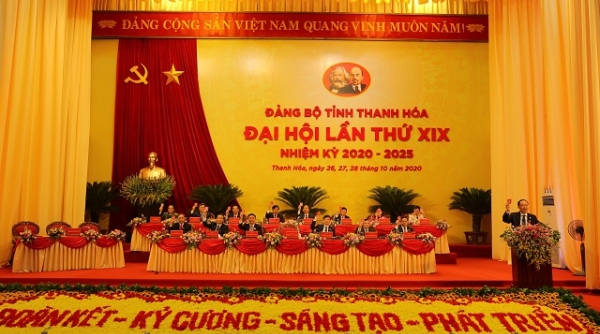 Khai mạc Đại hội đại biểu Đảng bộ tỉnh Thanh Hóa lần thứ XIX, nhiệm kỳ 2020 - 2025