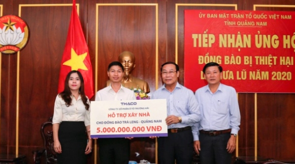 Quảng Nam: Công ty CP Ô tô Trường Hải xây lại ngôi làng cho đồng bào xã Trà Leng
