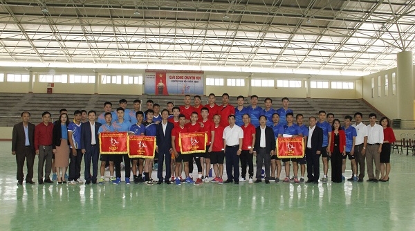 Tổ chức thành công Giải bóng chuyền hơi huyện Định Hóa năm 2020