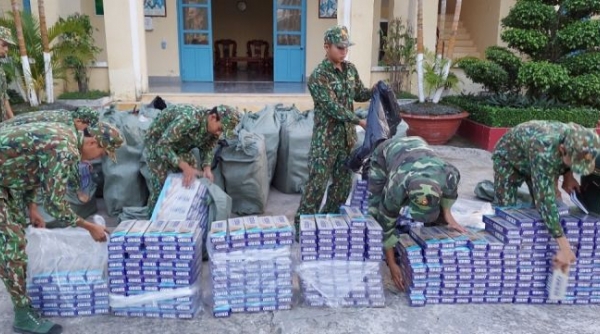 Kiên Giang: Bắt giữ hơn 21.000 gói thuốc lá lậu
