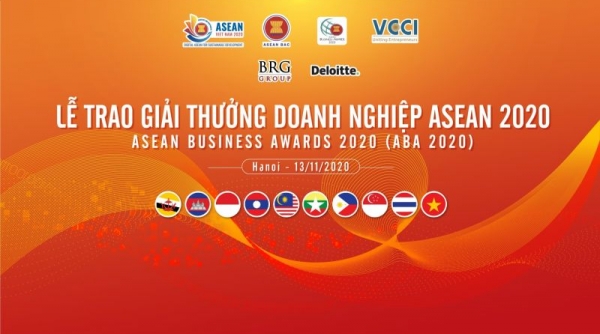 Giải thưởng ABA 2020: Tôn vinh những doanh nghiệp, doanh nhân xuất sắc nhất khu vực Asean