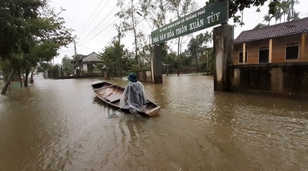 Thừa Thiên Huế: Hồ thủy lợi, thủy điện xả nước, nhiều nơi ngập nặng