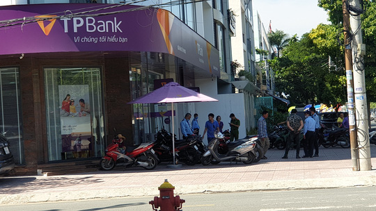 Thông tin về vụ việc cướp ngân hàng ở Chi nhánh TPBank quận Bình Tân