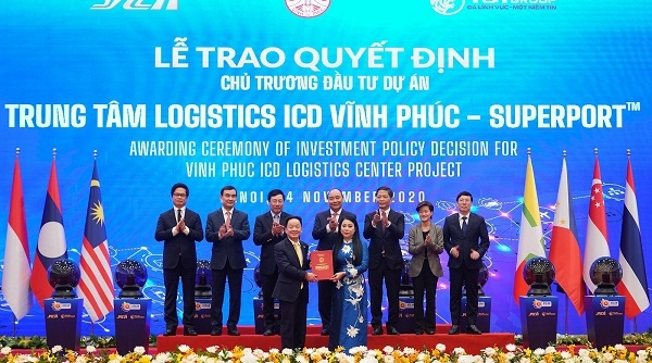 Thủ tướng khởi động mạng lưới logistics thông minh Asean (ASLN) với dự án đầu tiên 'Trung tâm logistics Vĩnh Phúc'