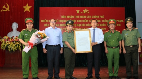 Ban chỉ đạo 389 quốc gia: Trao thư khen tới công an tỉnh An Giang