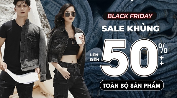 Thời trang Genviet Jeans ưu đãi lên đến 50%++ dịp Black Friday