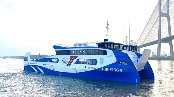 Tháng 12 sẽ bắt đầu vận hành tuyến phà biển Cần Giờ - Vũng Tàu
