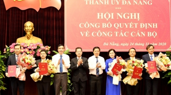 Đà Nẵng: Công bố các quyết định về công tác cán bộ