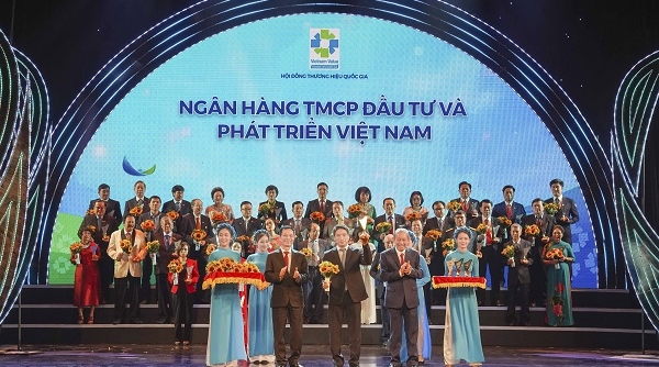 BIDV lần thứ 6 đạt danh hiệu Thương hiệu Quốc gia