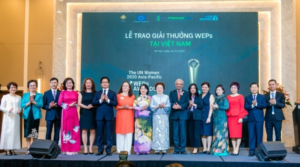 9 doanh nghiệp Việt nhận Giải thưởng WEPs cấp quốc gia