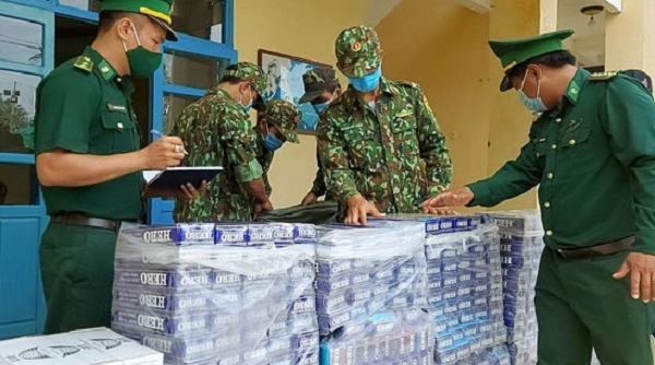 Kiên Giang: Thu giữ hơn 7.000 gói thuốc lá lậu vận chuyển từ Campuchia vào Việt Nam