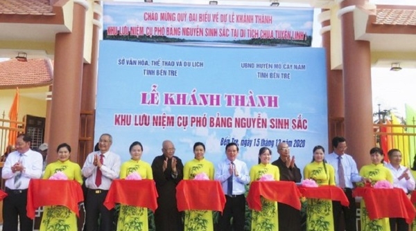 Bến Tre: Khánh thành khu lưu niệm cụ Phó bảng Nguyễn Sinh Sắc