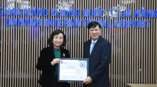 Cảng Hàng không quốc tế Đà Nẵng: Được Hội đồng sân bay Quốc tế cấp chứng nhận Kiểm chuẩn y tế sân bay