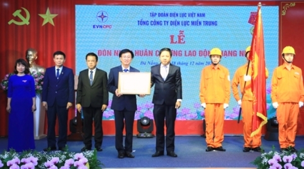 Tổng Công ty Điện lực miền Trung: Đón nhận Huân chương Lao động hạng Nhất