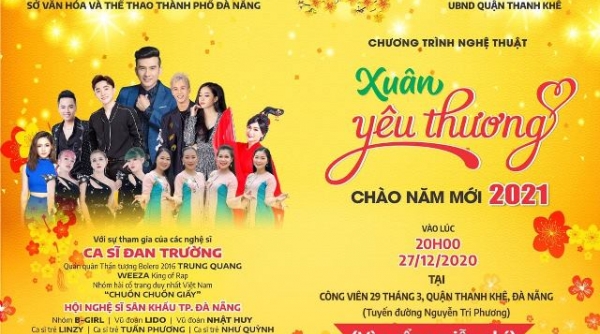 Đà Nẵng: Tổ chức “Xuân yêu thương - Chào năm mới 2021”
