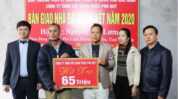 Bắc Ninh: Toàn tỉnh hỗ trợ xây dựng 155 nhà “Đại đoàn kết” cho hộ nghèo