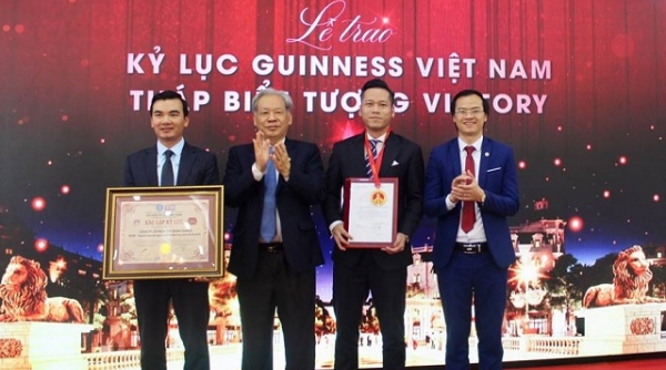 Danko Group đón nhận Kỷ lục Việt Nam: Tháp biểu tượng ánh sáng cao nhất Việt Nam