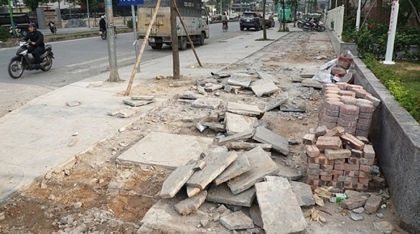 Hà Nội: Các công trình đào hè, đào đường phải hoàn trả mặt bằng trước 10/01/2020