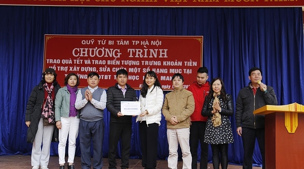 Quỹ Từ Bi Tâm do Tập đoàn Capital House sáng lập trao tiền xây Trường Khao Mang tại Yên Bái