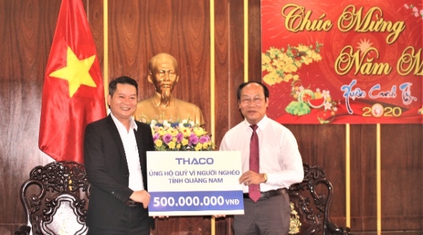 Quảng Nam: Thaco ủng hộ 500 triệu đồng xây nhà đại đoàn kết cho người nghèo
