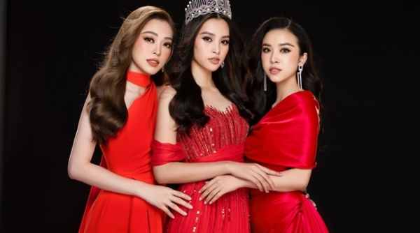 Tiểu Vy, Phương Nga chụp bộ ảnh khởi động Hoa hậu Việt Nam 2020