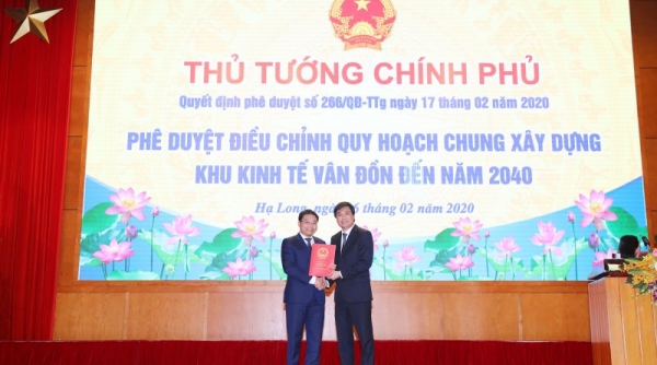 Quảng Ninh: Công bố quy hoạch chung xây dựng Khu kinh tế Vân Đồn tới năm 2040