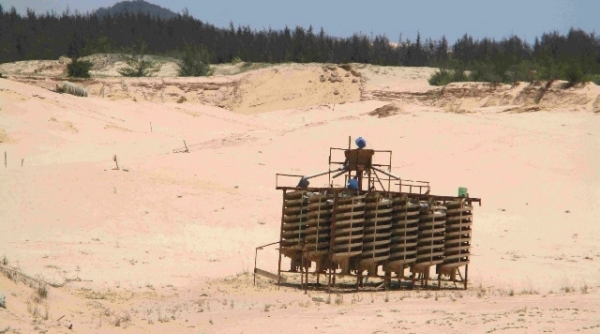 Bình Định: 14 mỏ titan bị đóng cửa vì chưa thực hiện hoàn thổ, phục hồi môi trường
