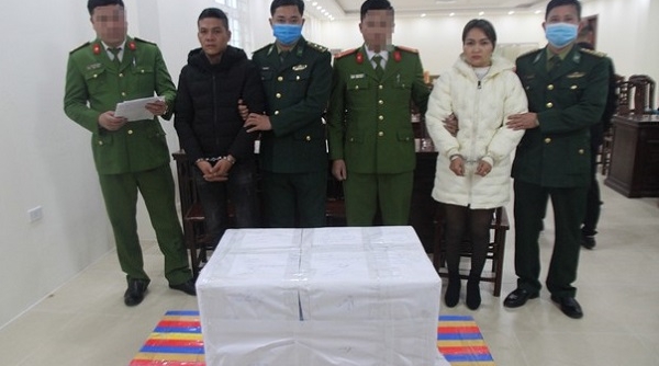Nghệ An: Bắt giữ đôi nam nữ đang vận chuyển 35 bánh ma túy