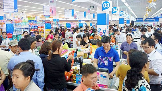 Hệ thống siêu thị, trung tâm thương mại sức mua hàng hóa tăng gấp đôi ngày thường