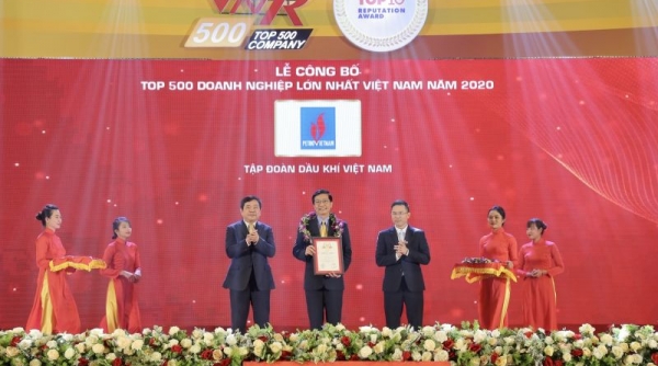 Vượt “khủng hoảng kép”, Petrovietnam duy trì vị trí hàng đầu các Doanh nghiệp lớn nhất Việt Nam
