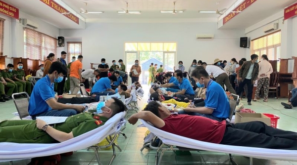 Bình Dương: Hội Chữ thập đỏ huyện Phú Giáo tiếp nhận 178 đơn vị máu tình nguyện