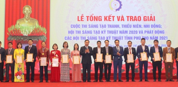 Phú Thọ: Tổng kết và trao giải Cuộc thi Sáng tạo thanh, thiếu niên, nhi đồng, Hội thi Sáng tạo kỹ thuật tỉnh năm 2020