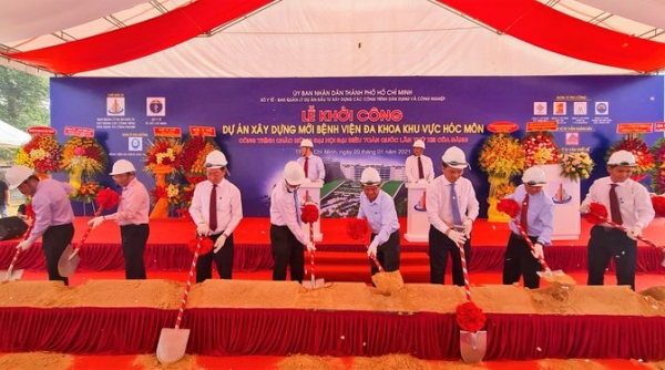 TPHCM: Khởi công xây dựng Bệnh viện Đa khoa khu vực Hóc Môn quy mô 1.000 giường