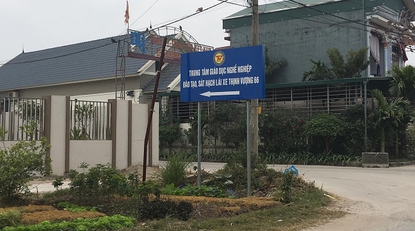Hải Dương: Trung tâm đào tạo lái xe Thịnh Vượng 66 xây dựng công trình không phép