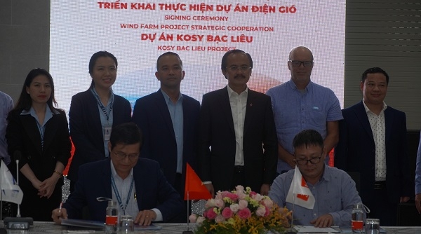 Ký kết hợp tác chiến lược triển khai các Dự án điện gió tại Việt Nam và Dự án Kosy Bạc Liêu